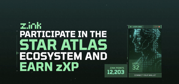 z.ink - Participate in the Star Atlas eosystem and earn zXP