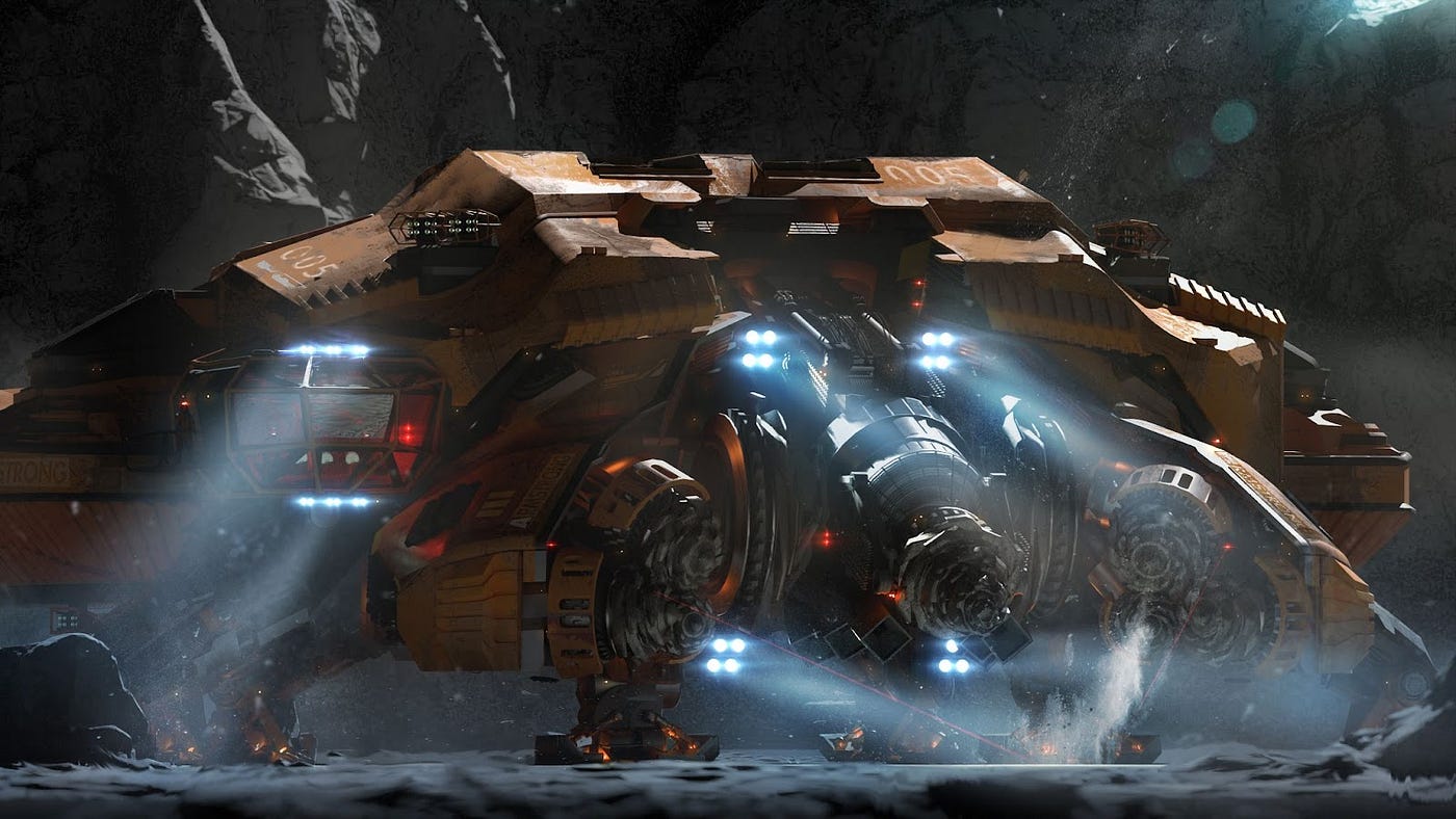 Destination Starbase /// Armstrong IMP Tap Mining Ship /// Player Owned In-game Asset