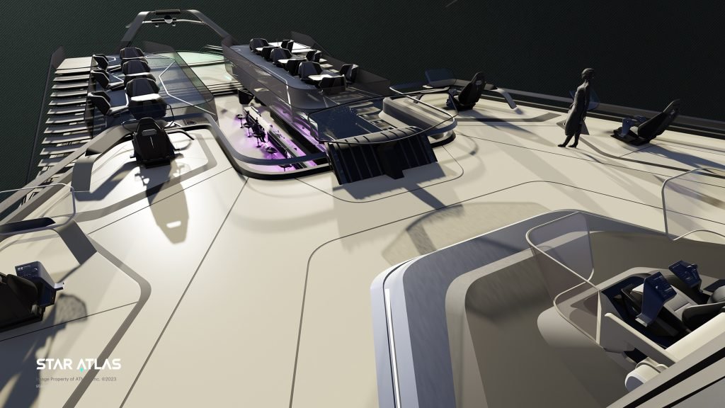 Star Atlas - Opal Bitboat interior (WIP)