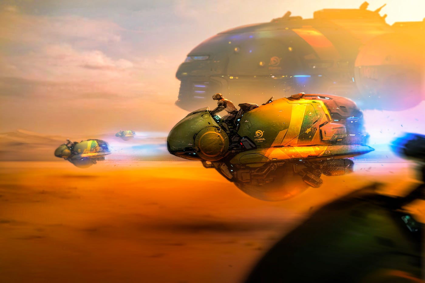 Fimbul ECOS Unibomba WIP /// Player-owned In-game Asset /// Immersive Solana-powered UE5 Experience