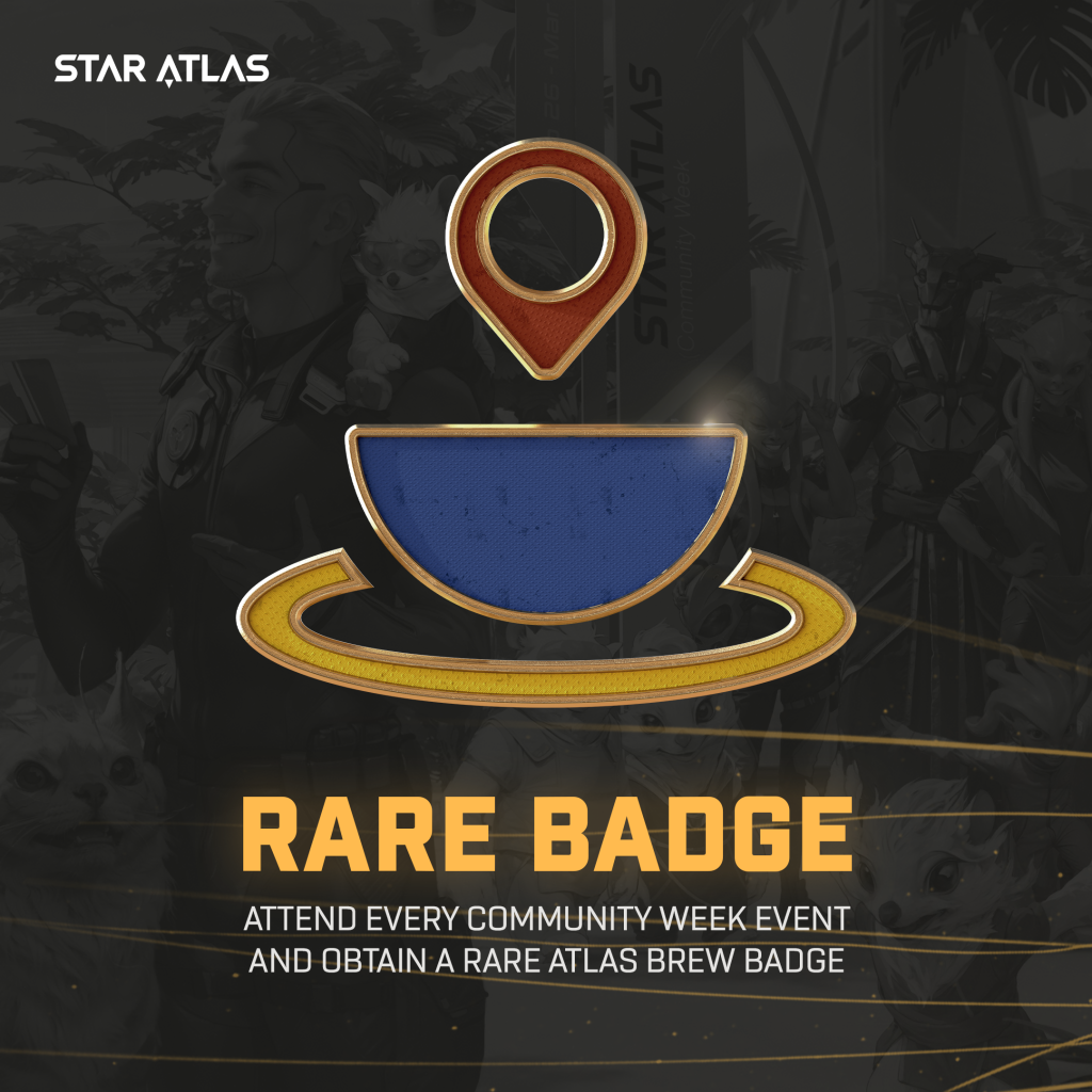 atlas brew badge socials