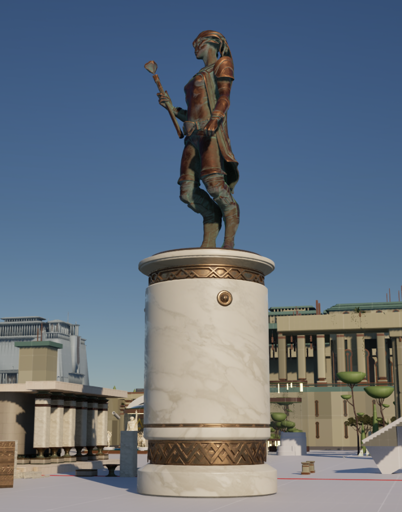 Star Atlas - ONI CSS - Statue (of someone important...) on a pedestal