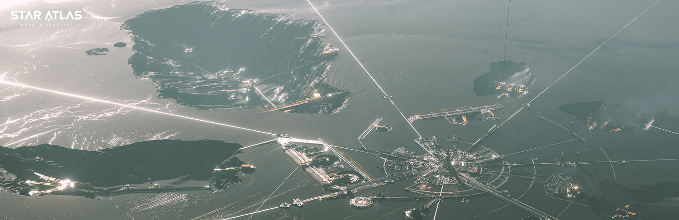 Mining Site WIP /// Future Scanning Gameplay Loop Environments /// Owner/Player Landbased Mining Site