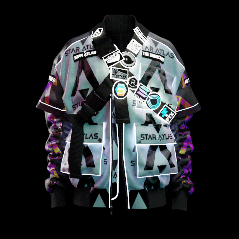 PRIMORDIAL GLO Bomber Jacket (Galactic Love Outfitters) /// In-metaverse NFT Wearable /// The Fabricant