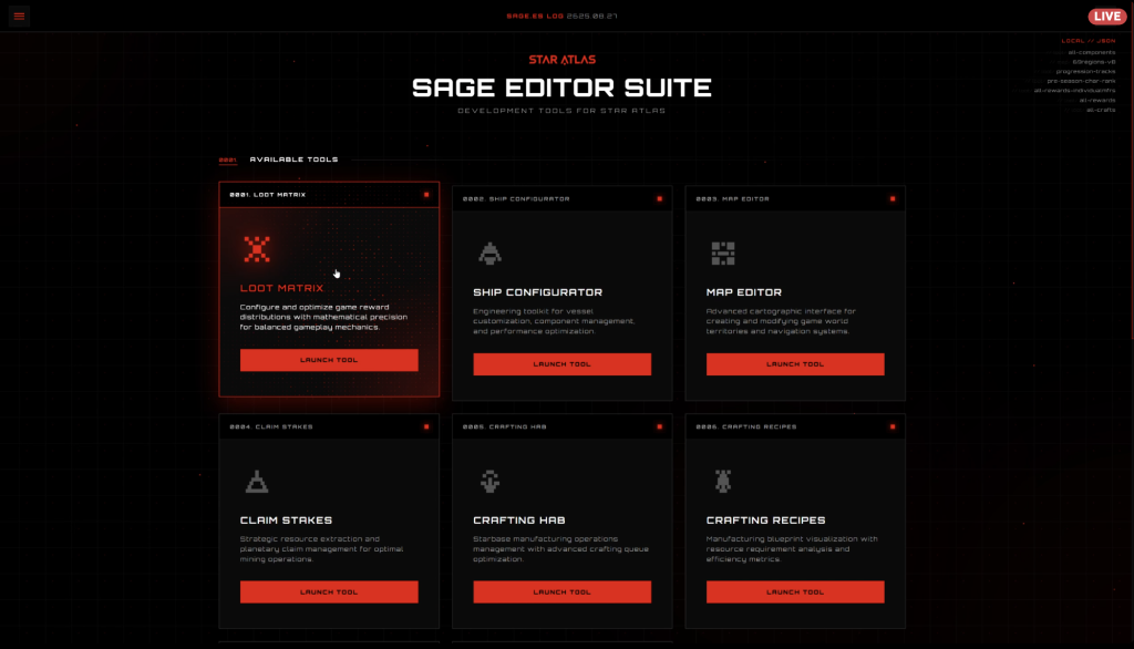 Star Atlas Sage C4 Tool Suite