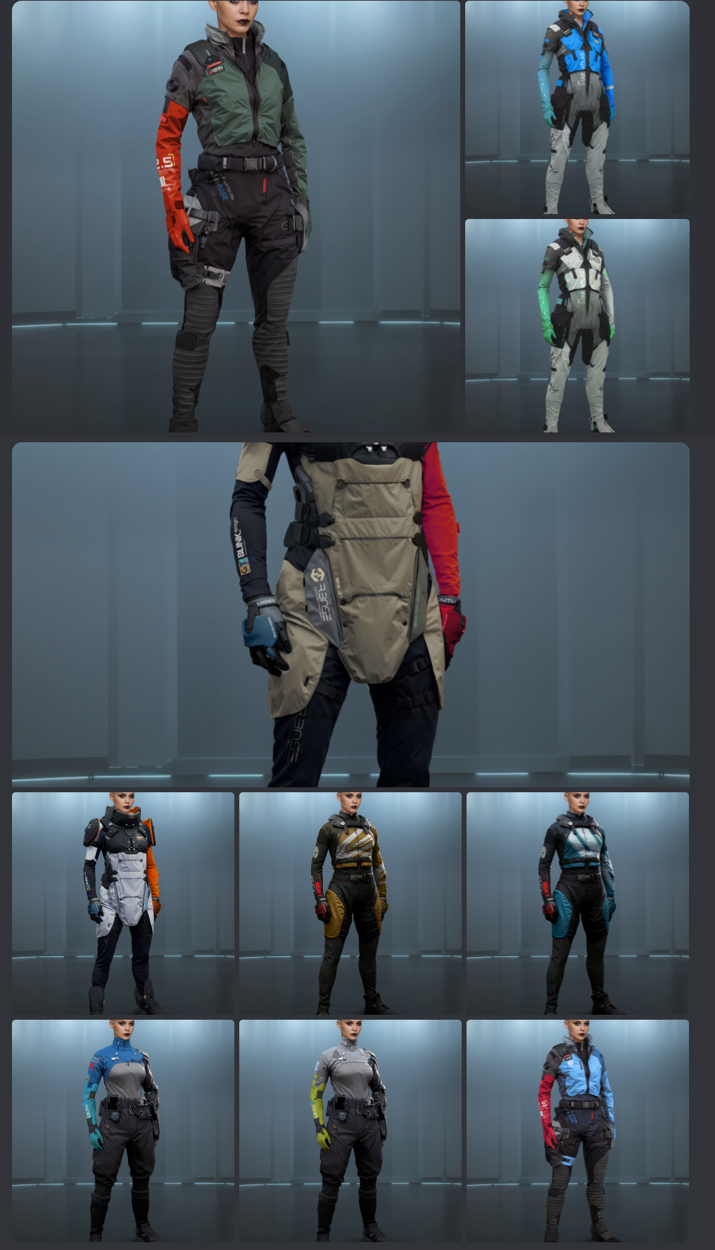 New Human (Female) Art