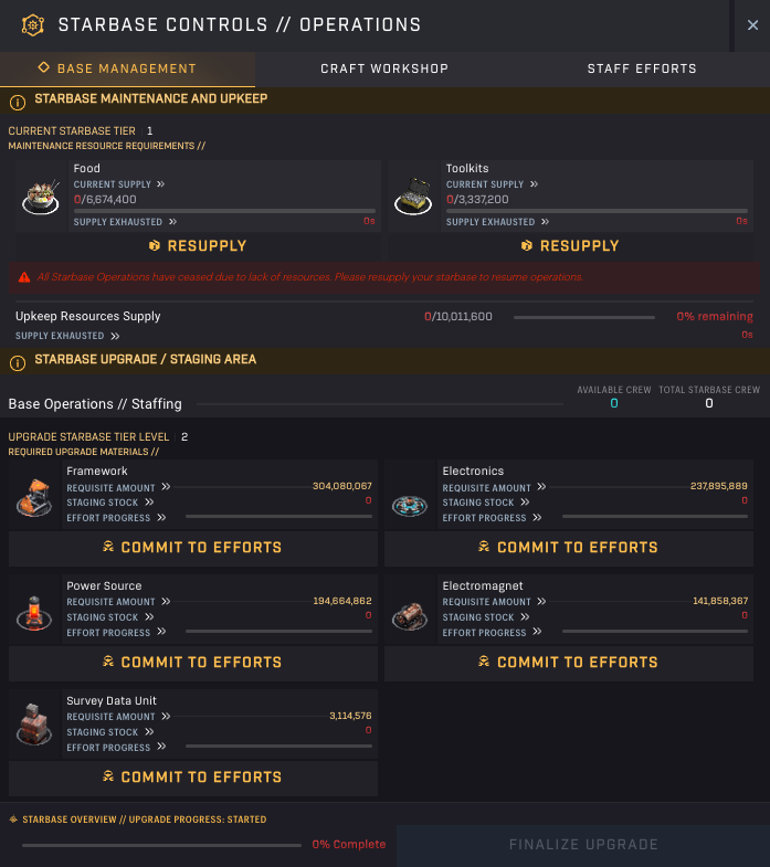 Starbased - A pristine Tier 1 Starbase