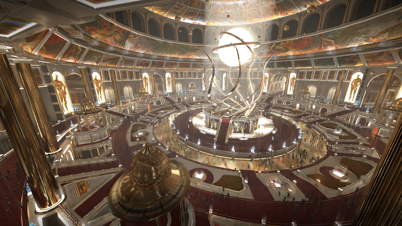 The Council of Peace Headquarters /// Metaverse in Perpetual Expansion /// Immersive Unreal Engine 5 Experience