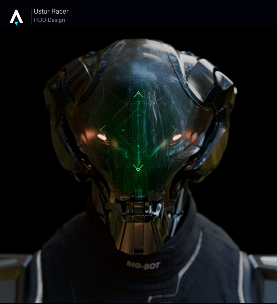 Star Atlas - Ustur Racer - Character design by João Lira