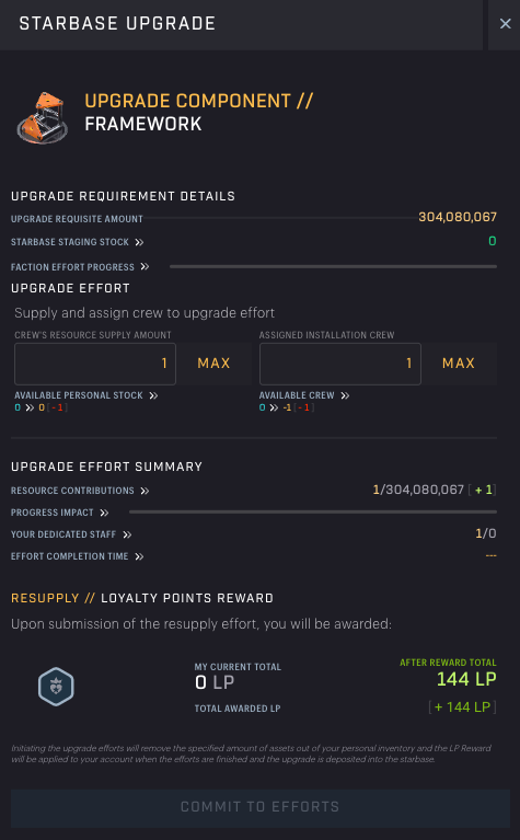 Starbased - Upgrade Project: Frameworks