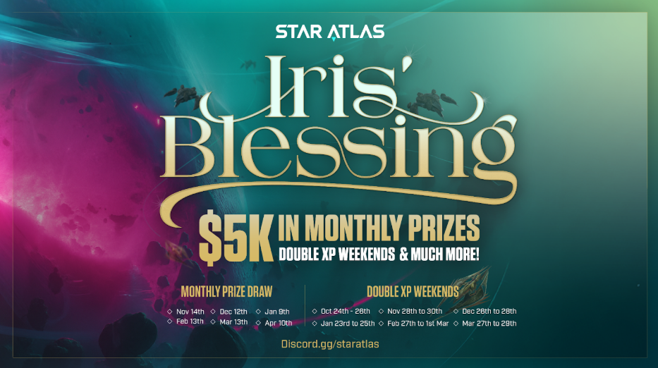 Iris’ Blessing Has Arrived: Double XP Weekends and $5,000 in Monthly Prizes!