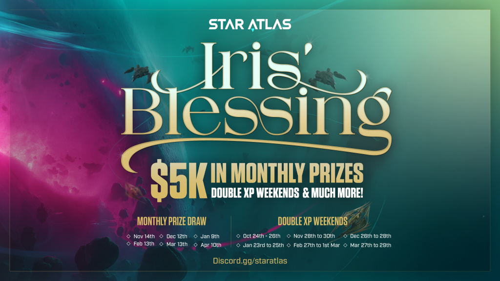 Star Atlas - Iris' Blessing Campaing Poster